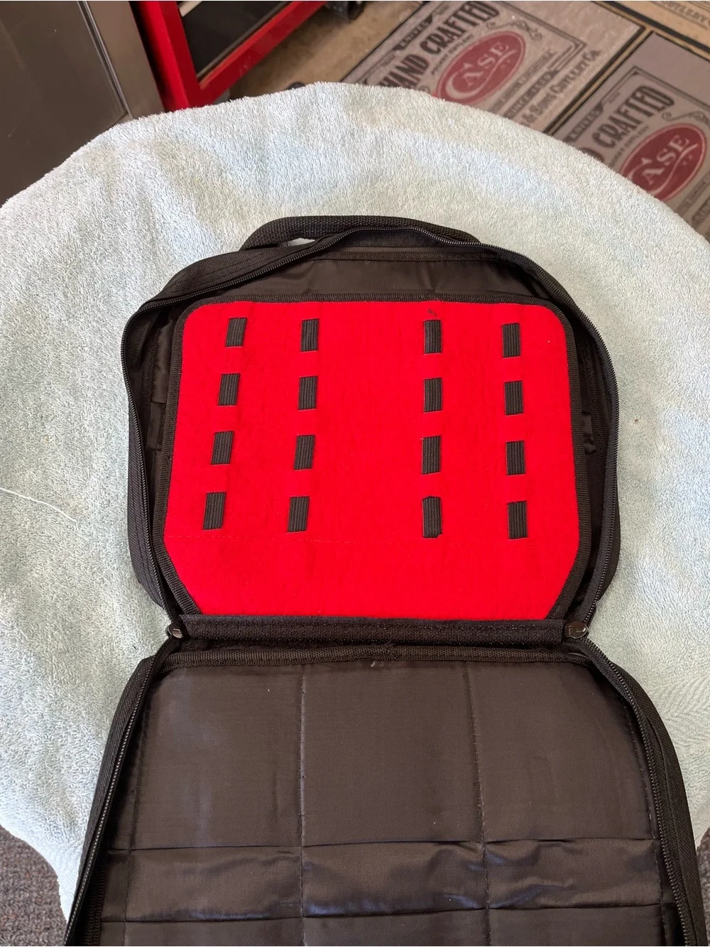 Zippo & Case Knife Black Dual-Logo Carry Case